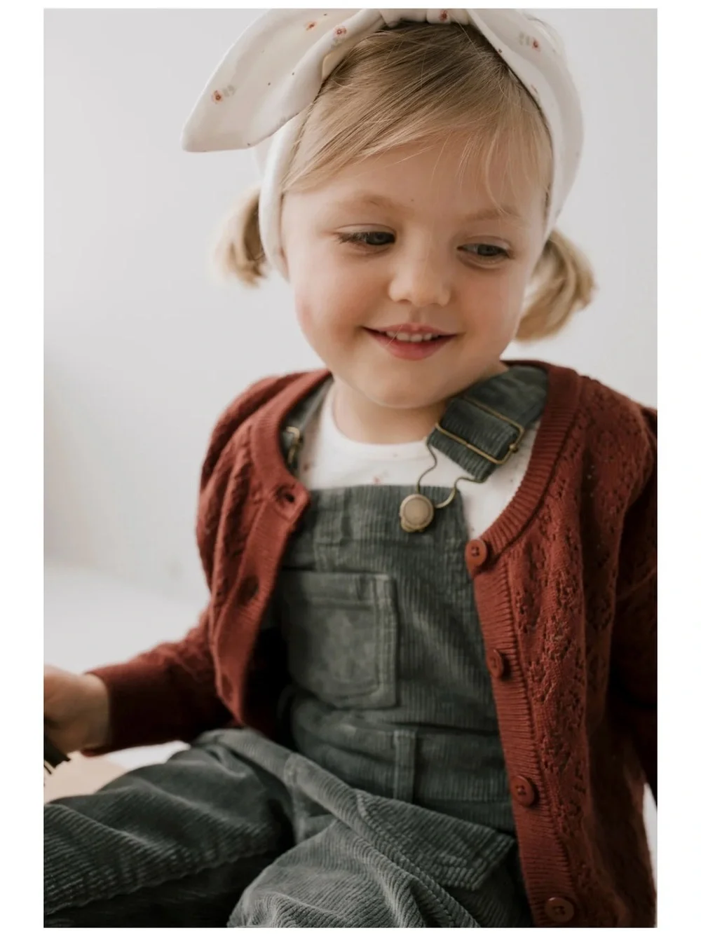 Jamie Kay Organic Cotton Headband in Buttercup Floral Child Size